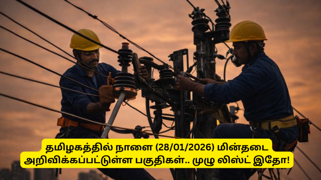 Tamilnadu Power Shutdown Areas List Jan 27